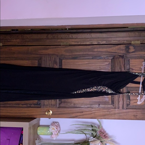 Dancing Queen Dresses & Skirts - Dancing queen black night dress with sequins